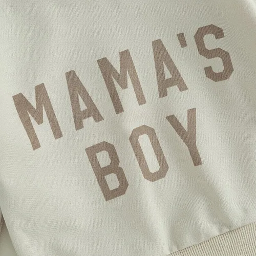 Miniatura 39 de Conjunto de 2 piezas de sudadera de manga larga con cuello redondo y pantalones casuales para bebés y niños pequeños