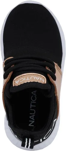 Miniatura 6 de Nautica - Tenis modernos y con detalles metálicos para niñas, zapato deportivo para correr con cordones I kappil I (niña grande, niña pequeña, niña)