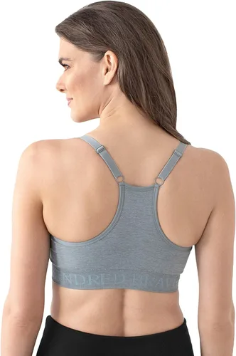 Miniatura 3 de Kindred Bravely Sublime Busty - Brasier deportivo de lactancia y maternidad de bajo impacto para F, G, H, I Cup (terracota ombrado)