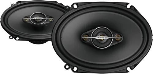 PIONEER A-Series Standard TS-A6881F 6” x 8” Altavoces de 4 vías (par) – 350W máx, Sonido equilibrado + Aguda suave, Bajo mejorado, Excelente