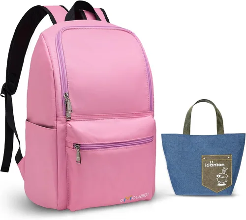 Miniatura 18 de OMOUBOI Mochilas casuales Superbreak Mochila para laptop de 14 pulgadas para mujeres y hombres Apta para turismo y negocios (Negro)