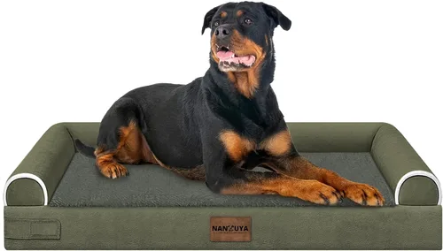Miniatura 108 de Cama ortopédica lavable para perros medianos y grandes: cama con cojines de apoyo para perros medianos y grandes, cama impermeable de espuma tipo