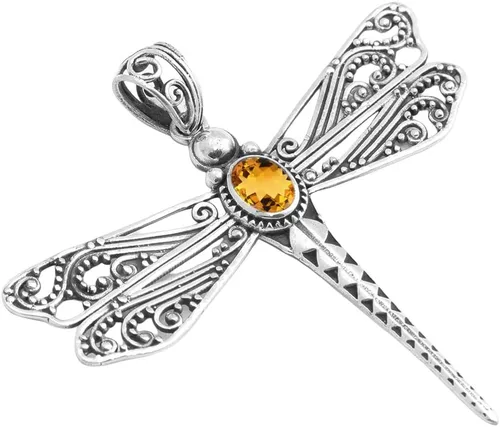 Miniatura 9 de Collar de plata de ley 925 para mujer, collar con colgante de piedras preciosas auténticas, collar con colgante hipoalergénico para regalo