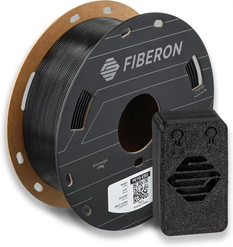 Miniatura 22 de Polymaker Fiberon PA612-ESD - Filamento para impresora 3D de 1.75 mm/17.6 oz, de nailon de fibra de carbono ESD-safe, resistente al calor a 302 °F