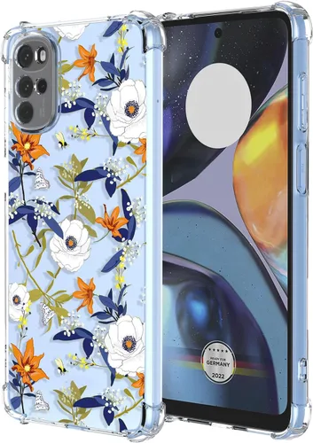 Miniatura 24 de Funda para Moto G Stylus 2021 4G Clear Flower Funda de teléfono TPU suave a prueba de golpes, antiarañazos, funda protectora para Motorola G Stylus