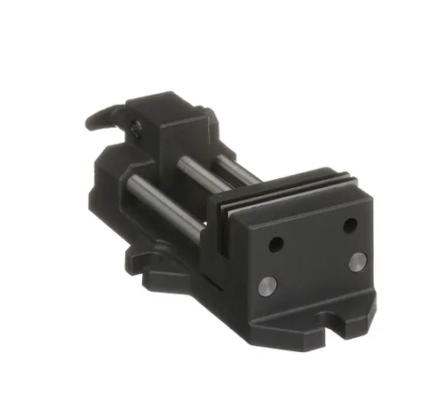 Miniatura 4 de HHIP 3900-0184 Pro-Series morsa de banco de hierro de alta calidad de deslizamiento rápido, mordaza de 4" de ancho x 1.375" de profundidad, abertura