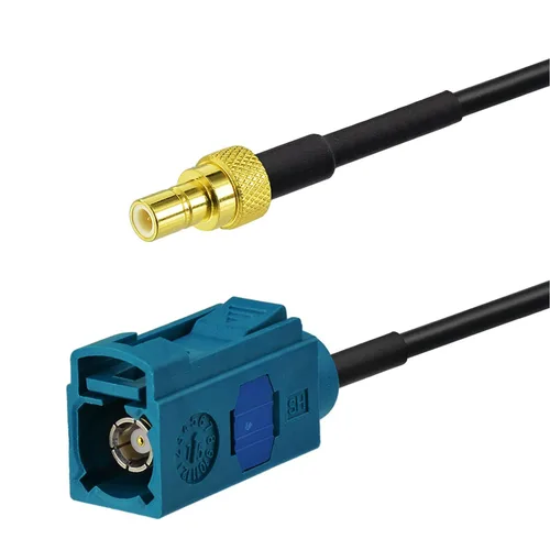 Miniatura 6 de Bingfu Cable adaptador de antena de radio satelital para vehículo, 5.9 in, 6 pulgadas, Fakra Z hembra a SMB, cable coaxial de coleta para coche