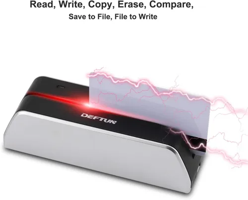 Miniatura 3 de Deftun Bluetooth MSR-X6(BT) MSRX6BT Lector de tarjetas de rayas codificador mini portátil