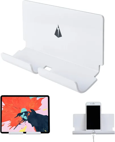 Miniatura 11 de Soporte de pared adhesivo para teléfonos inteligentes iPhone Montura para batería externa de pared (Negro)