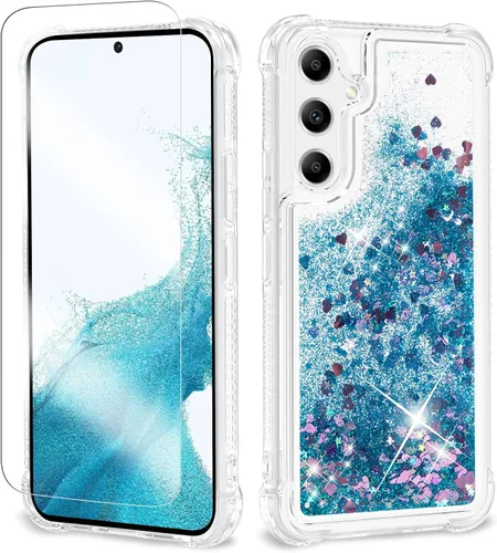 Miniatura 26 de Funda con purpurina para Samsung Z Flip 3, a prueba de golpes, funda de TPU transparente con purpurina líquida para Samsung Z Flip 3 para mujer