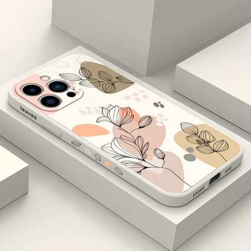 Miniatura 27 de LEECG Funda para iPhone 13 con diseño de mariposas y flores, diseño de astronauta, funda de teléfono con forro de microfibra suave, funda delgada