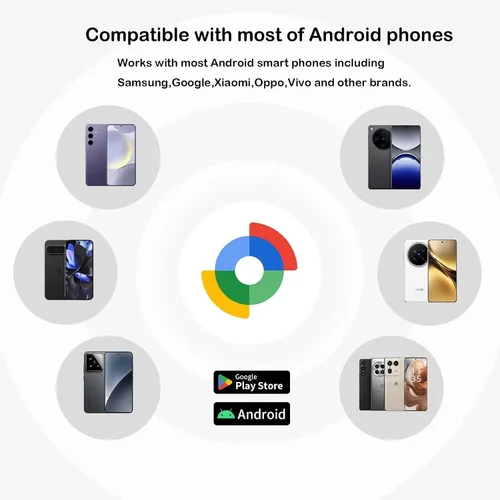 Miniatura 2 de Rastreador Bluetooth Android - Paquete de 2 localizadores de artículos que funcionan con Google Find My App (solo para Android), etiqueta