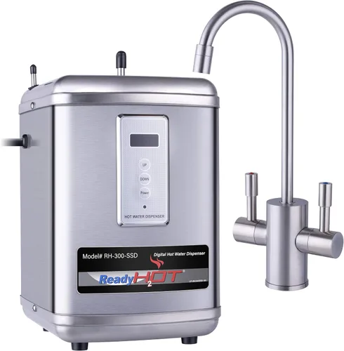 Miniatura 12 de Ready Hot 41-RH-300-F570-BN Sistema dispensador de agua caliente instantáneo, 2.5 cuartos de galón, pantalla digital, grifo de agua caliente de una