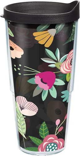 Miniatura 16 de Taza de viaje Tervis de la colección Brilliant Bliss fabricada en Estados Unidos, de doble pared, aislada, mantiene las bebidas frías y calientes