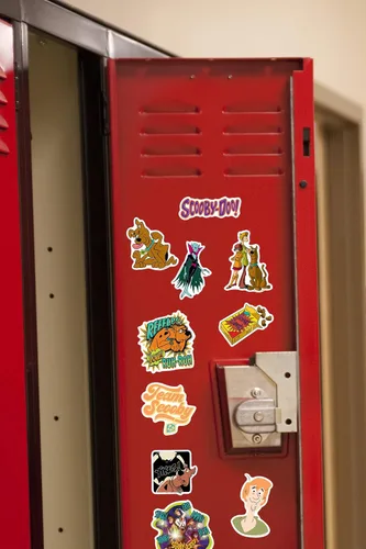 Miniatura 6 de Scooby-Doo! Paquete variado de calcomanías – 100 unidades troqueladas grandes calcomanías de vinilo de lujo para laptop, botella de agua, álbumes