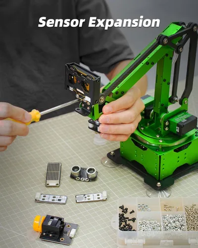 Miniatura 8 de LewanSoul Kit de Brazo Robótico, MaxArm para Programación Arduino Python ESP32 Brazo Robótico Inteligente de Código Abierto con Servo de Bus