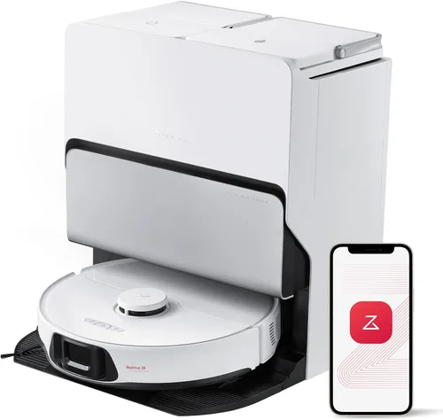 Miniatura 10 de roborock Qrevo - Combo de aspiradora y trapeador de robot delgado, 3.2 in, tecnología de detección 3D, reconocimiento avanzado de obstáculos