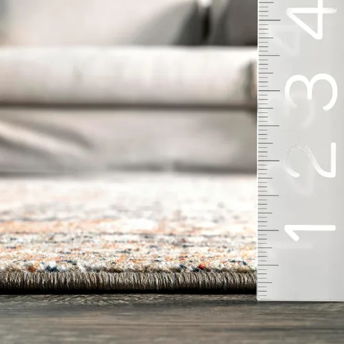 Miniatura 5 de nuLOOM Alfombra de interior con borlas de alto rendimiento, tejida a máquina, fácil de limpiar, duradera, sin deshilachado, 9 x 12 pies, Charvi