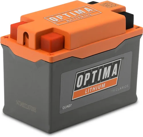 Miniatura 3 de OPTIMA QUAD7 ORANGETOP Batería de litio – Reserva de arranque del motor integrada con BMS y cable Powerlink – 190 amperios de arranque, 3AH