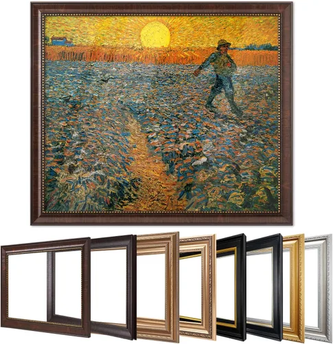 Miniatura 43 de DECORARTS - Serie de pinturas enmarcadas de Vincent Van Gogh (favoritos) – impresión giclée de arte en lienzo.
