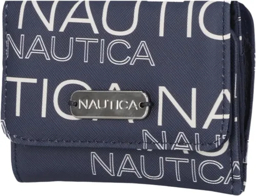 Miniatura 11 de Nautica Rower's End Cartera Pequeña para Mujeres, Bloqueo RFID Portador Delgado de Tarjetas de Crédito con Bolsillo para Monedas con Cremallera
