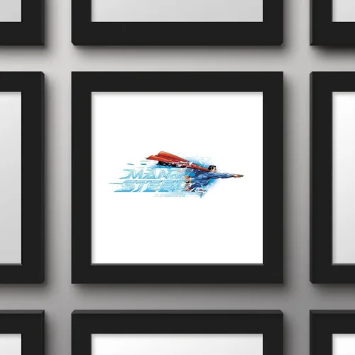 Miniatura 2 de Trends International Gallery Pops DC Comics Superman - Póster gráfico de pared de hombre de acero, 12 x 12 pulgadas, versión enmarcada en negro