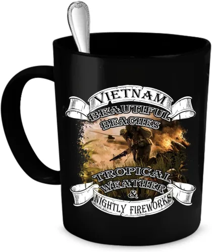 Miniatura 8 de Taza de café de veterano de Vietnam de 11 oz.