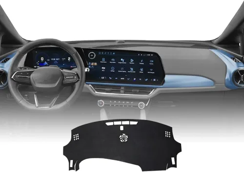 Miniatura 16 de Accesorios interiores personalizados para Silverado 1500 2019 2020 2021 2022 cubierta de tablero reduce el deslumbramiento, elimina grietas, rojo