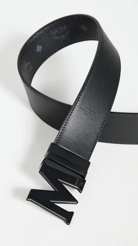 Miniatura 4 de MCM Cinturón plano M para hombre con revestimiento mate