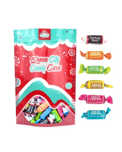 Miniatura 5 de Queen City Candy Cave - Mini masticables con sabor a granel, envueltos individualmente de sabores surtidos Midgee Fruit Chews (1 libra)