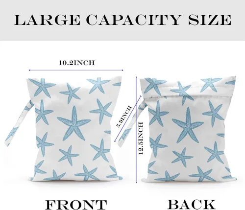 Miniatura 2 de Bolsa húmeda, bolsa húmeda y seca, bolsa húmeda para traje de baño, viajes, playa, piscina, ropa sucia, yoga, gimnasio, ropa, bolsa de maquillaje