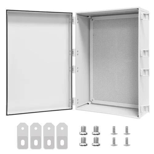 Miniatura 14 de Caja de conexiones IP65, impermeable, a prueba de polvo, carcasa de plástico ABS, caja de proyectos para exteriores e interiores, cubierta