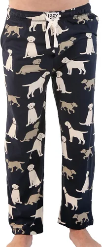 Lazy One - Pantalones de pijama para hombre, pantalones de descanso, divertidos, humorísticos