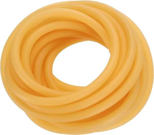 Miniatura 22 de uxcell Tubo de goma de látex natural, 1/4 pulgadas de diámetro interior x 3/8 pulgadas de diámetro exterior de 32.8 pies, manguera de goma elástica