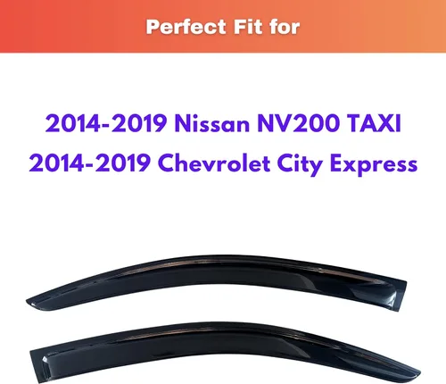 Miniatura 83 de KPY Visor de ventana compatible con Kia Soul 2009-2013, Protector contra lluvia de 4 unidades, deflectores de ventilación de ventana lateral