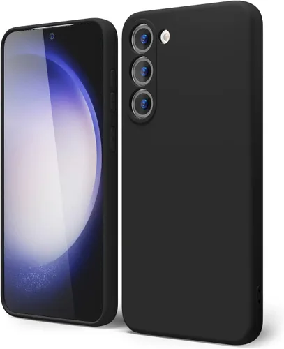 Miniatura 137 de oakxco Funda para teléfono Samsung Galaxy S21 Ultra con agarre de silicona líquida, bonita funda delgada y delgada de goma suave de TPU lisa
