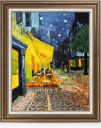 Miniatura 55 de Serie de pinturas de Vincent Van Gogh (favoritos). Reproducción de arte clásico de Van Gogh, impreso en lienzo Noche estrellada