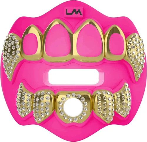 Miniatura 11 de Loudmouth - Protector bucal de fútbol, boquilla de fútbol 3D cromada, se adapta a adultos y jóvenes, accesorios de protección bucal