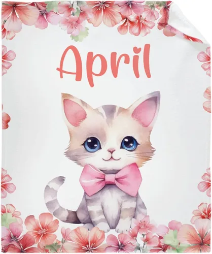 Miniatura 14 de Manta de mariposa personalizada con texto, manta de franela personalizada con nombre, para niños, perros y gatos, regalo de 30 x 40 pulgadas, XS