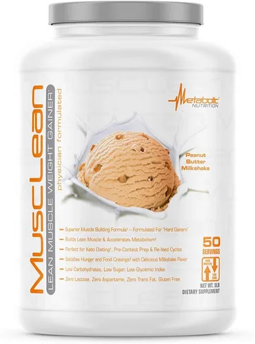 Miniatura 10 de Metabolic Nutrition - Musclean - Batido, reemplazo de comidas con alto contenido de proteínas de suero de leche, nutrición de mantenimiento, baja