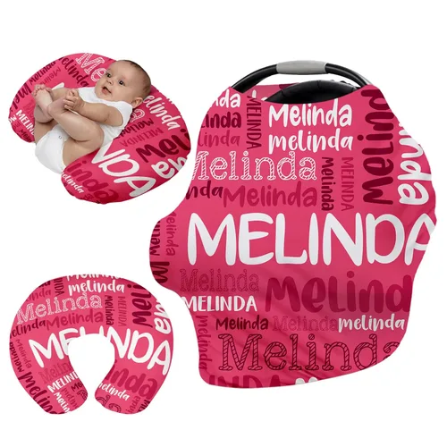 Miniatura 30 de Funda de asiento de automóvil personalizada para bebés, funda de asiento de automóvil multiusos con nombre, fundas de asiento de automóvil, regalos
