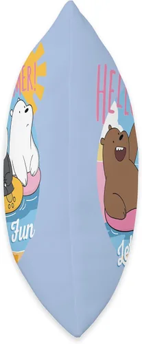 Miniatura 2 de Cartoon Network We Bare Hello Summer Grizz Panda Ice Bear - Almohada de 16 x 16 pulgadas, multicolor