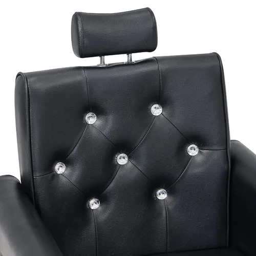 Miniatura 7 de BarberPub Clásico Hidráulico Reclinable Barbero Silla Antigua Pelo Spa Salon Styling Equipo de belleza 3123 (negro)
