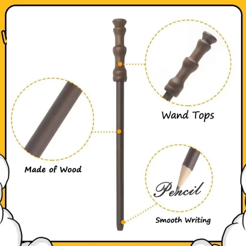 Miniatura 2 de Suministros para fiestas de cosplay – Lápices de varita para fiesta temática de cumpleaños, regalos de Halloween, decoración de disfraces, bolsas