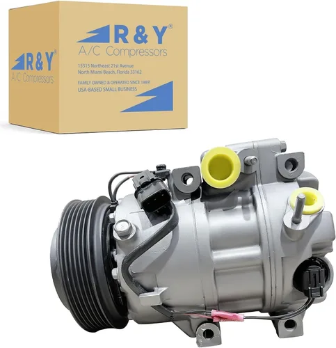 Compresor de CA RYC y embrague de A/C AFG339 (se adapta a Kia Sorento 2.4L 2019-2020)