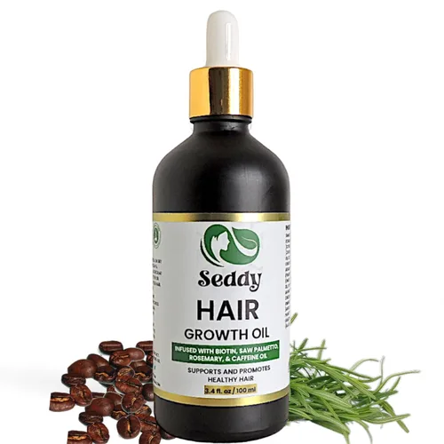 Miniatura 13 de Seddy Aceite de ricino negro jamaicano orgánico con romero y menta – Aceite de tratamiento para el crecimiento del cabello y el cuero cabelludo