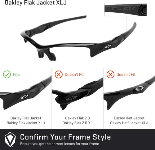 Miniatura 4 de Revant - Lentes de repuesto para Oakley Flak Jacket XLJ