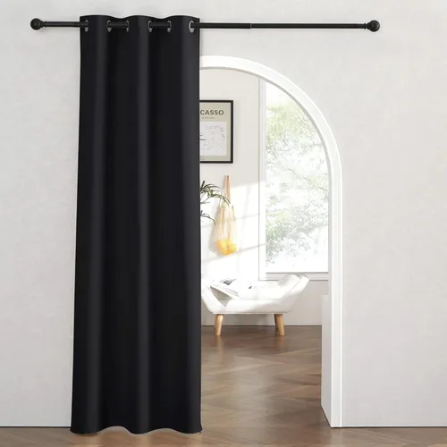 Miniatura 135 de RYB HOME - Cortinas extra largas con bloqueo de luz, persianas opacas insonorizadas para privacidad para cine en casa, oficina, fondo de patio, sala