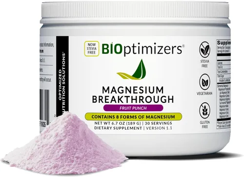 Miniatura 13 de BIOptimizers Magnesio Breakthrough Drink - 8 formas de magnesio, electrolitos, salud del sueño, estrés, recuperación muscular, apoyo cardíaco