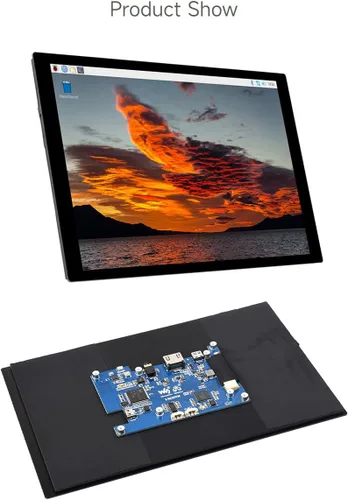 Miniatura 7 de waveshare Pantalla táctil capacitiva IPS de 10.1 pulgadas, resolución de 1280 × 800, interfaz HDMI, compatible con Raspberry Pi 5/4B/3B/Zero/Zero